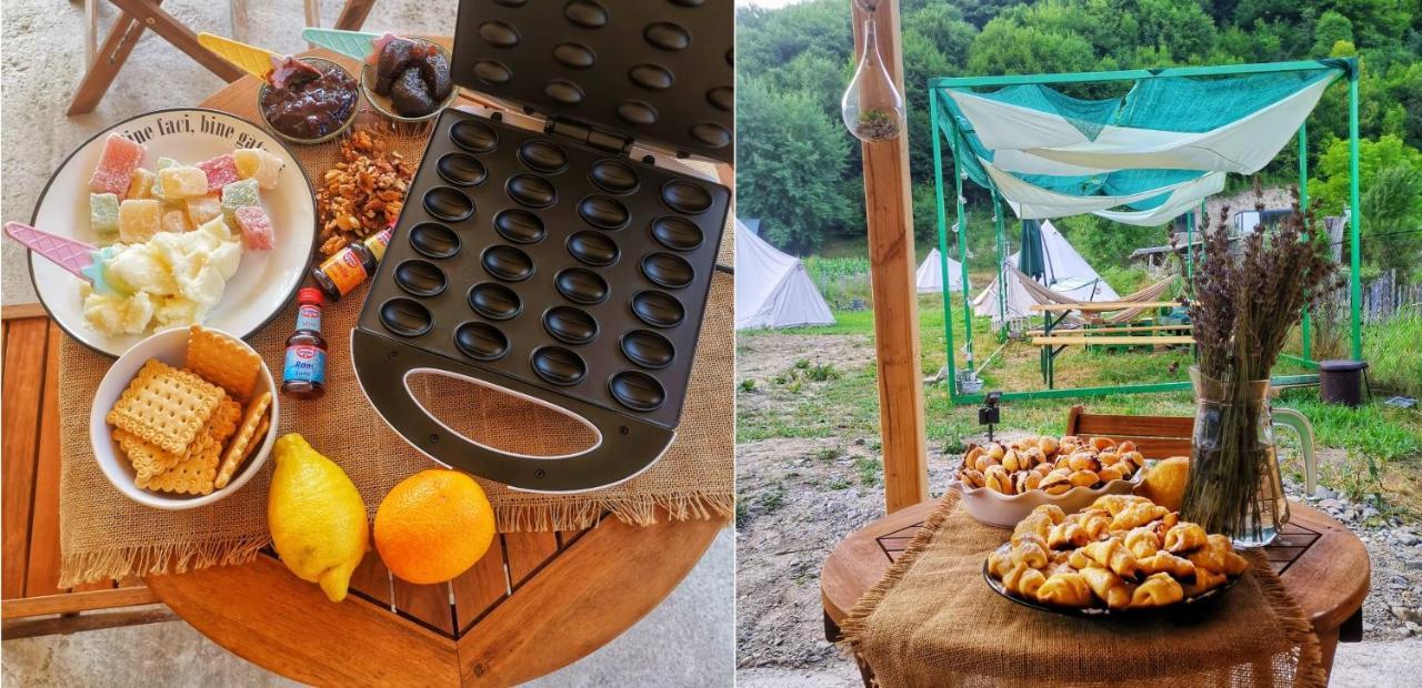 Luna Rock Glamping Brezoi - Blue Scai Hotell Exteriör bild